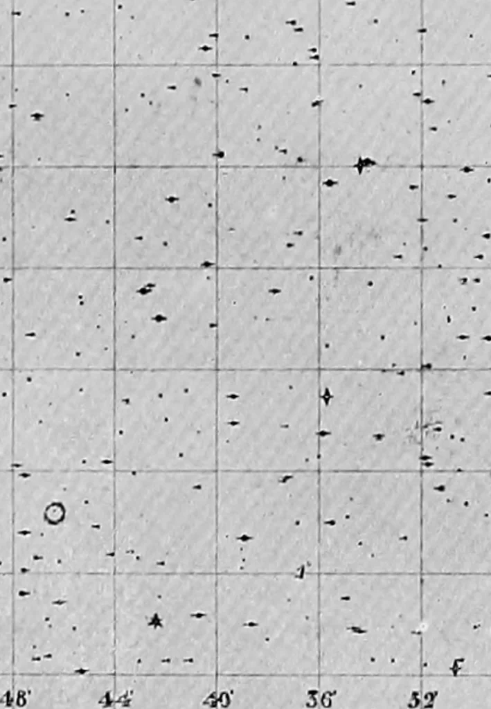An illustration from Astronomical discovery, 1904, leaf 106