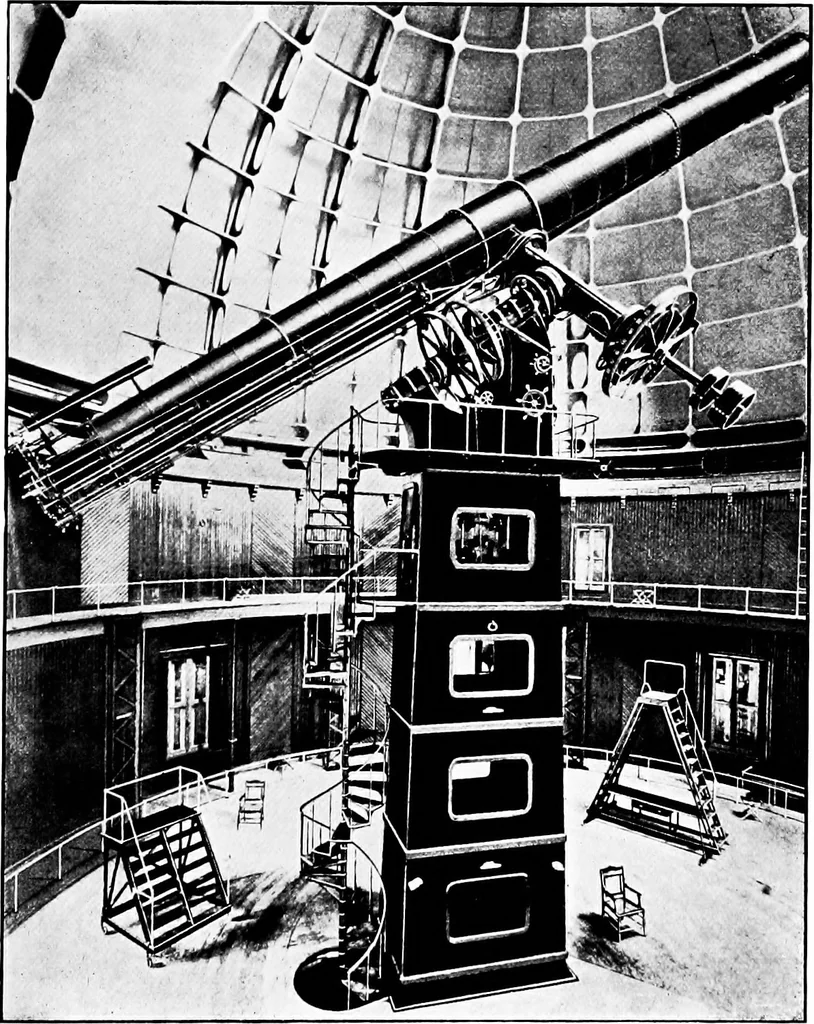 An illustration from General astronomy, 1922, leaf 190