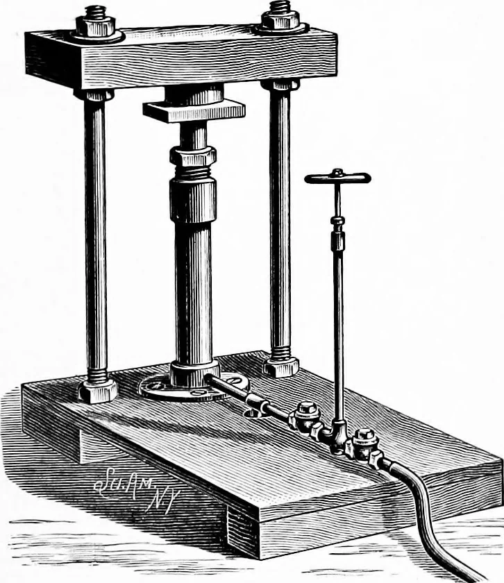 An illustration from Experimental science. Elementary, practical and experimental physics, 1890, leaf 100