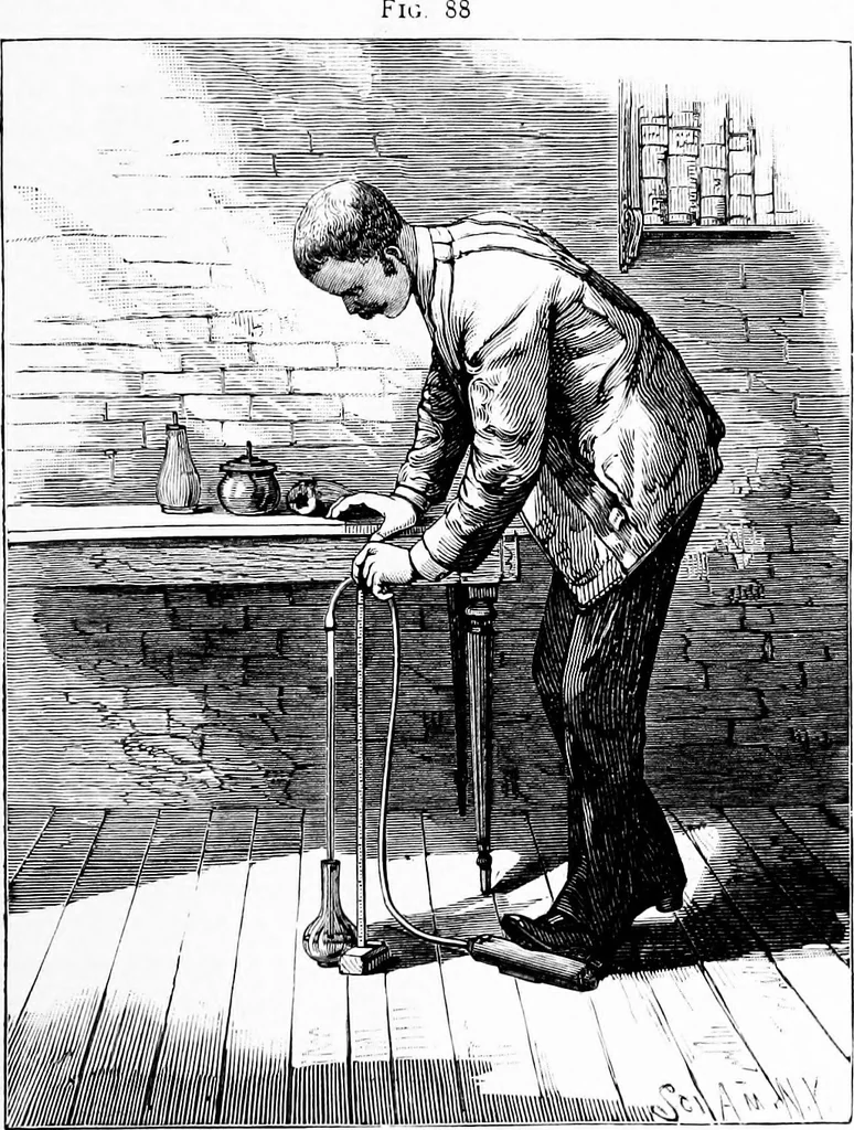 An illustration from Experimental science. Elementary, practical and experimental physics, 1890, leaf 116