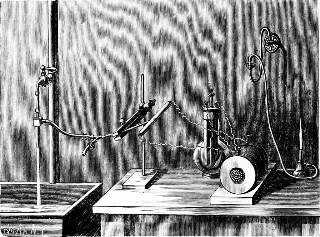 An illustration from Experimental science. Elementary, practical and experimental physics, 1890, leaf 127