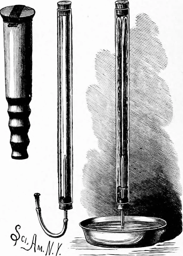 An illustration from Experimental science. Elementary, practical and experimental physics, 1890, leaf 129