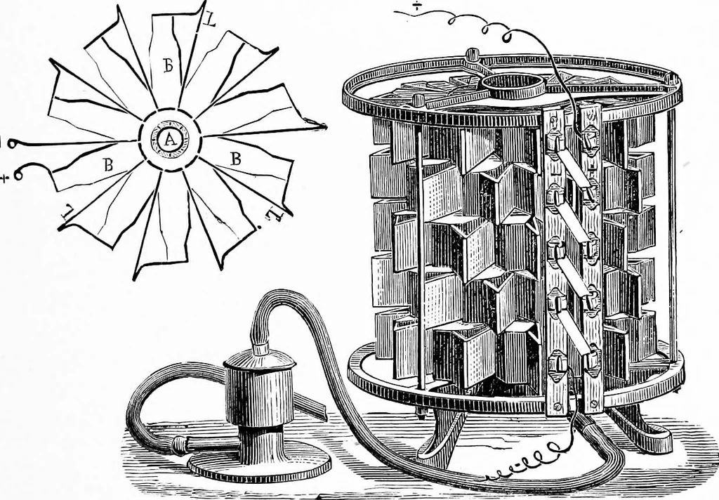 An illustration from Experimental science. Elementary, practical and experimental physics, 1890, leaf 446