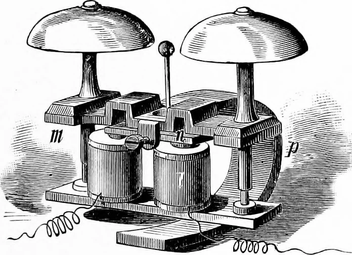 An illustration from Experimental science. Elementary, practical and experimental physics, 1890, leaf 508