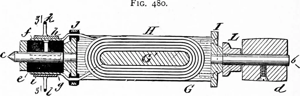 An illustration from Experimental science. Elementary, practical and experimental physics, 1890, leaf 515