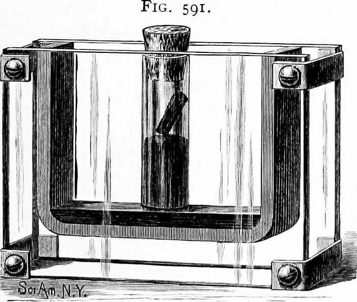 An illustration from Experimental science. Elementary, practical and experimental physics, 1890, leaf 642