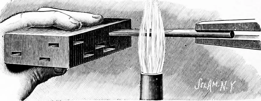 An illustration from Experimental science. Elementary, practical and experimental physics, 1890, leaf 685