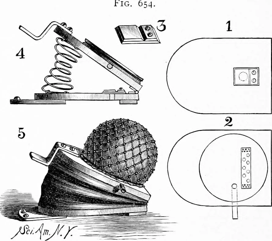 An illustration from Experimental science. Elementary, practical and experimental physics, 1890, leaf 709