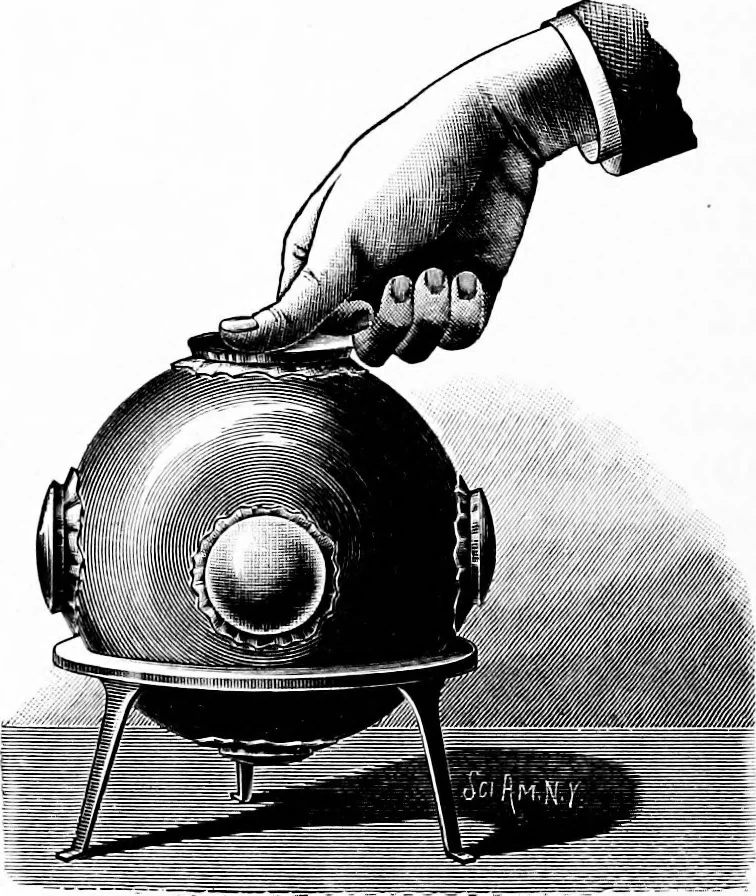 An illustration from Experimental science. Elementary, practical and experimental physics, 1890, leaf 95