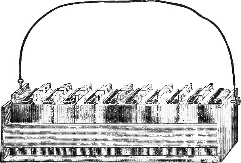 An illustration from Heat, a mode of motion, 1905, leaf 104