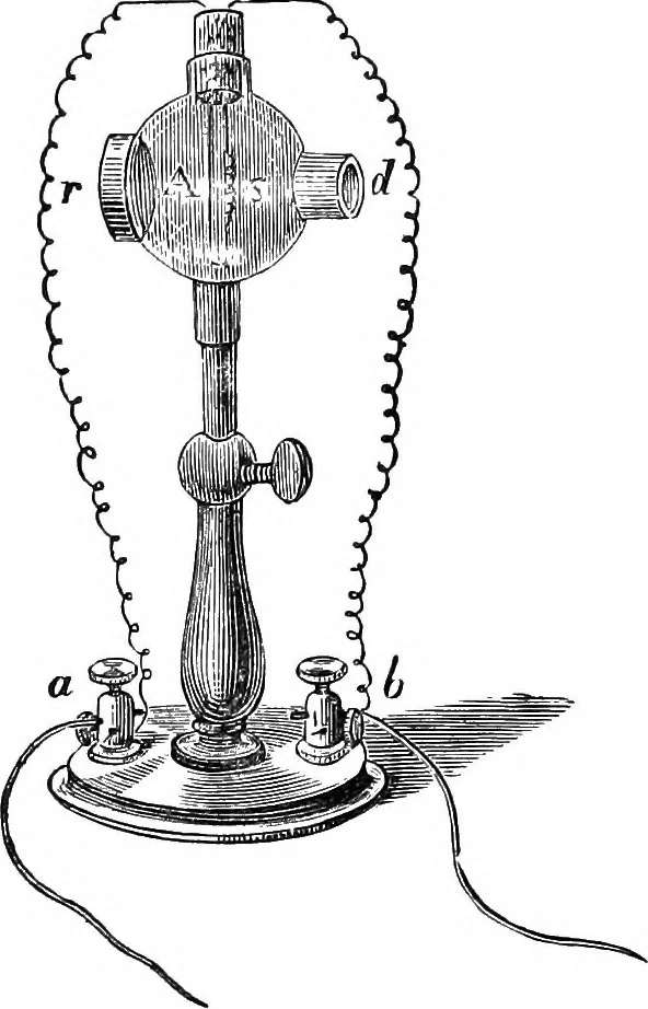 An illustration from Heat, a mode of motion, 1905, leaf 421