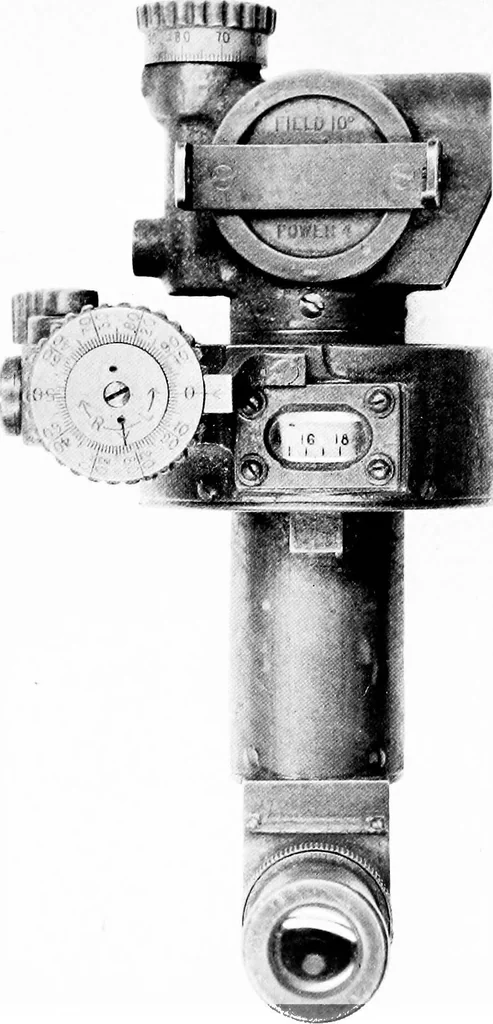 An illustration from Problems in physics. Derived from military situations and experience, 1919, leaf 168