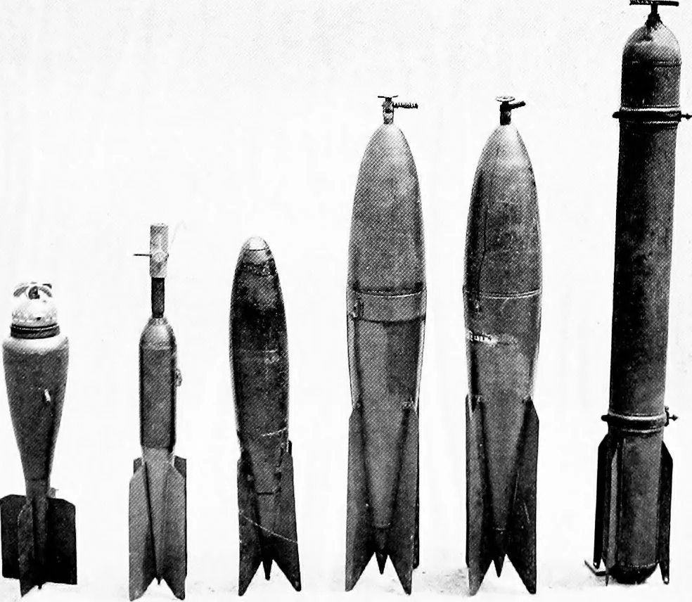 An illustration from Problems in physics. Derived from military situations and experience, 1919, leaf 88