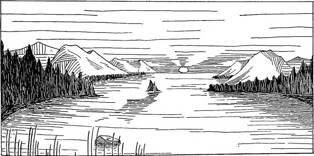 An illustration from An introduction to astronomy, 1916, leaf 104