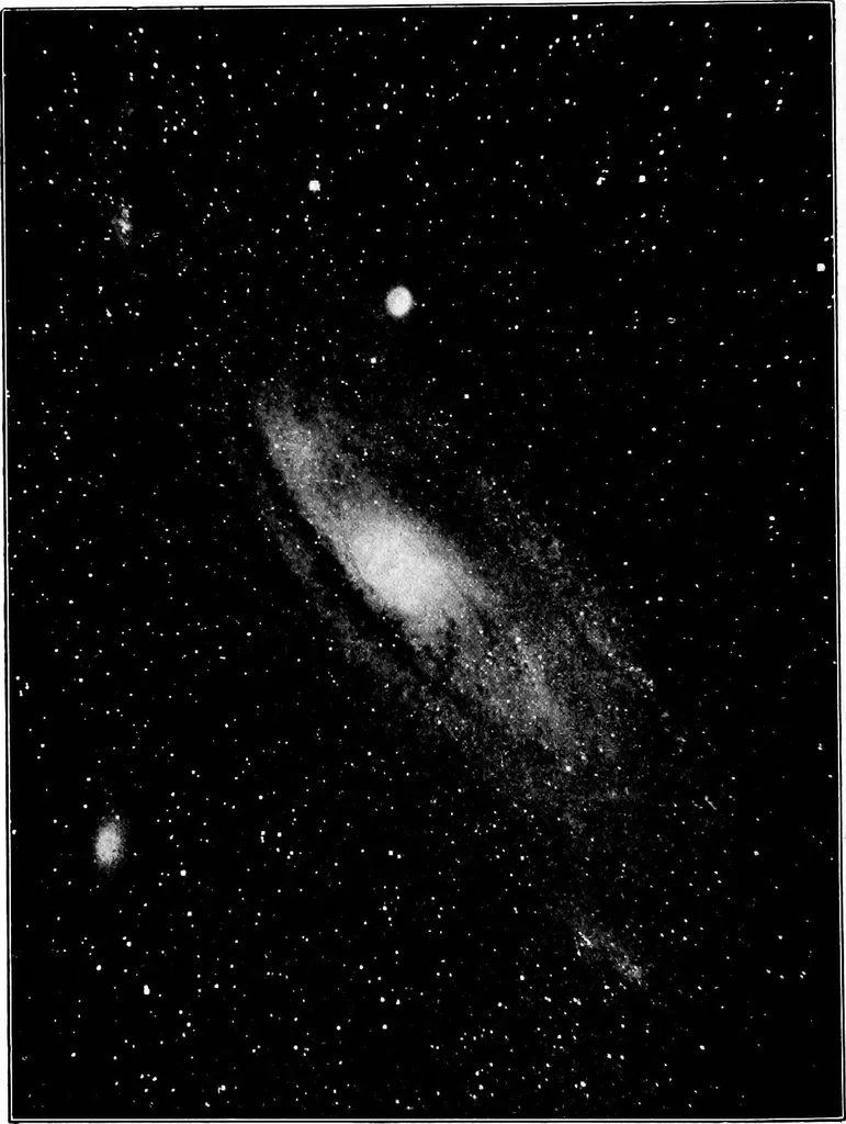 An illustration from An introduction to astronomy, 1916, leaf 205