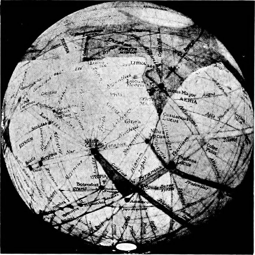 An illustration from An introduction to astronomy, 1916, leaf 331
