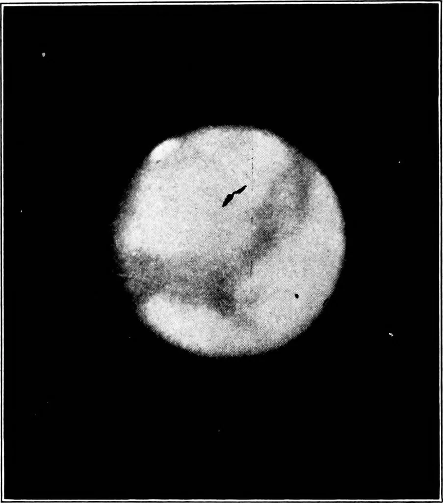 An illustration from An introduction to astronomy, 1916, leaf 333