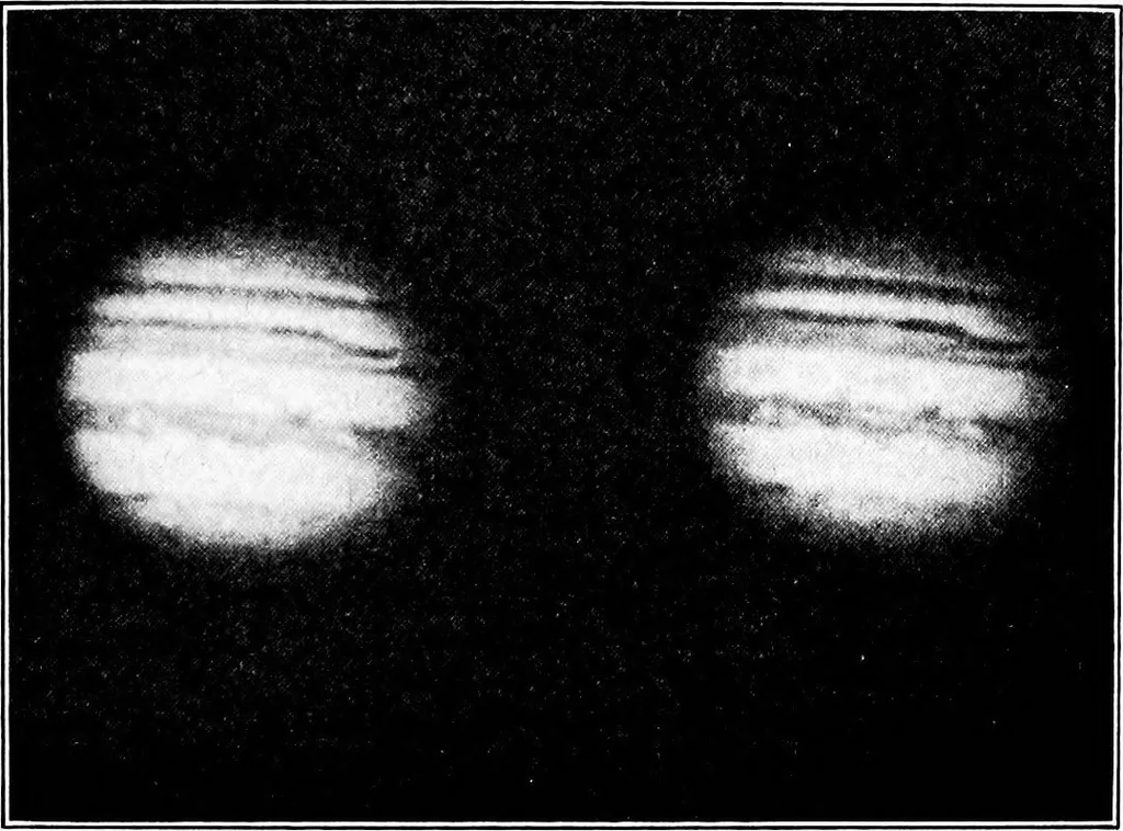An illustration from An introduction to astronomy, 1916, leaf 342