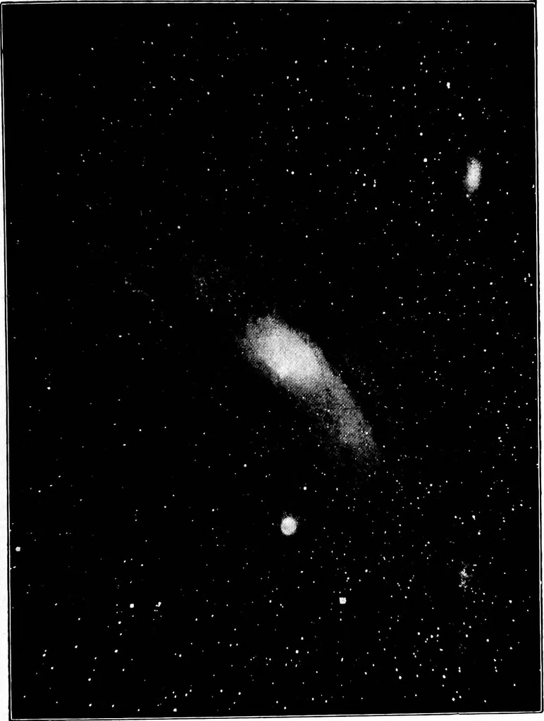 An illustration from An introduction to astronomy, 1916, leaf 606