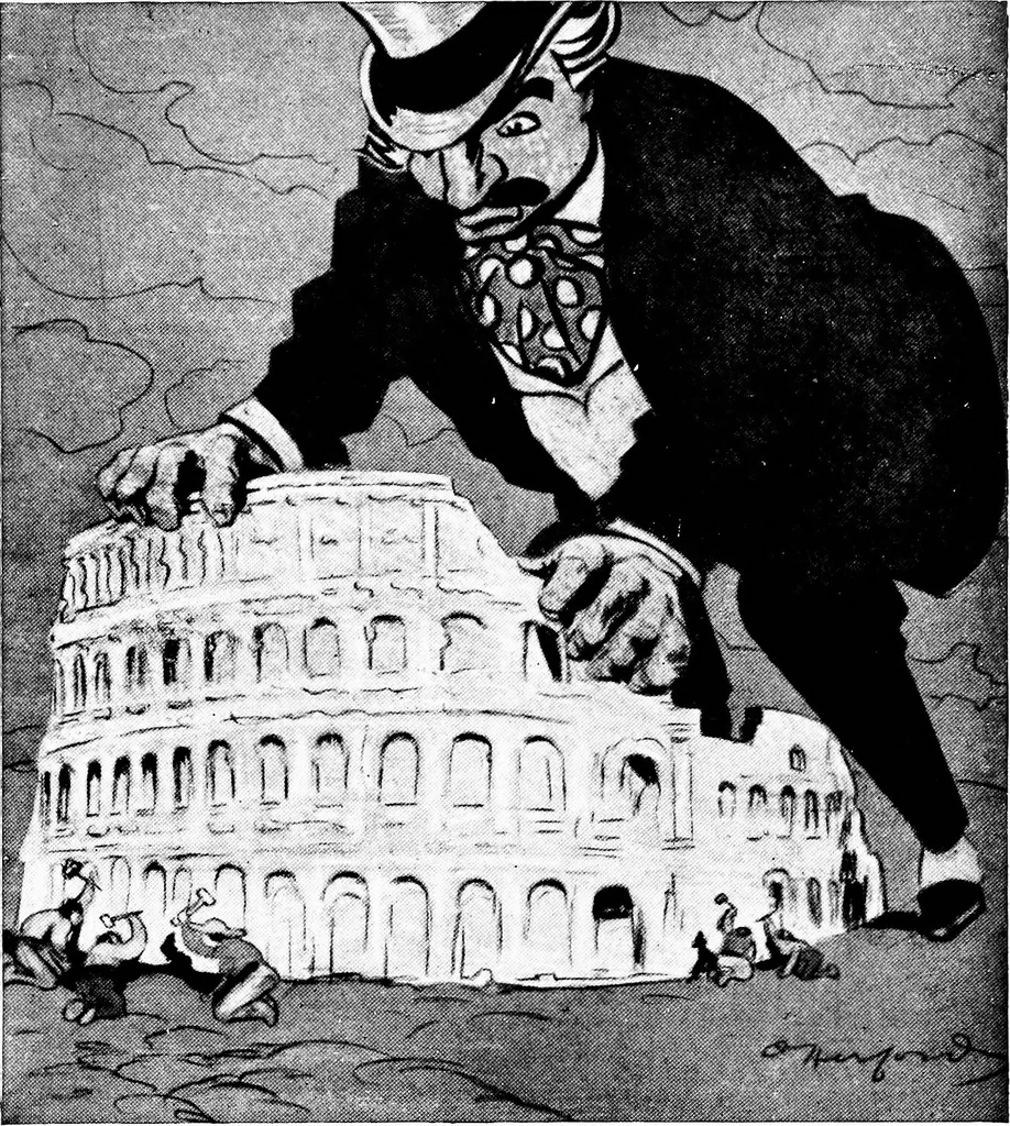 An illustration from Confessions of a caricaturist, 1917, leaf 34