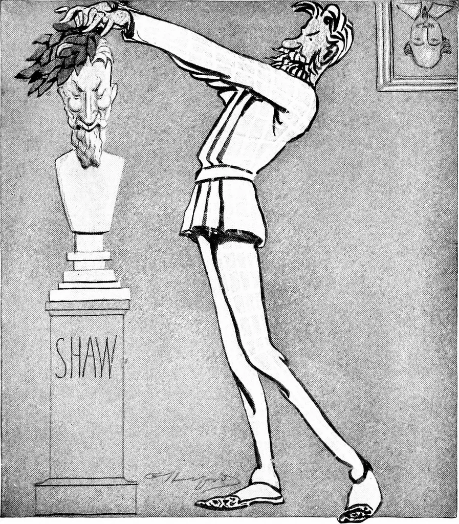 An illustration from Confessions of a caricaturist, 1917, leaf 40