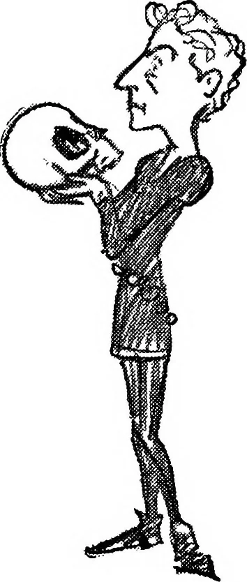 An illustration from Confessions of a caricaturist, 1917, leaf 58