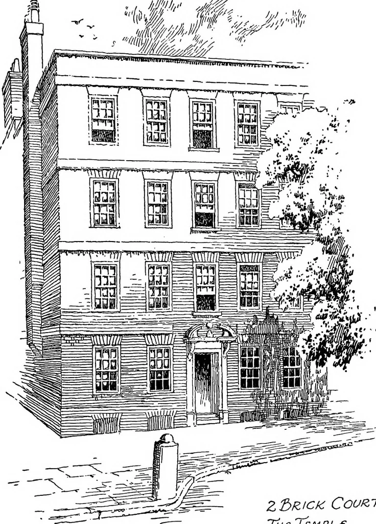 An illustration from Famous houses and literary shrines of London, 1912, leaf 114