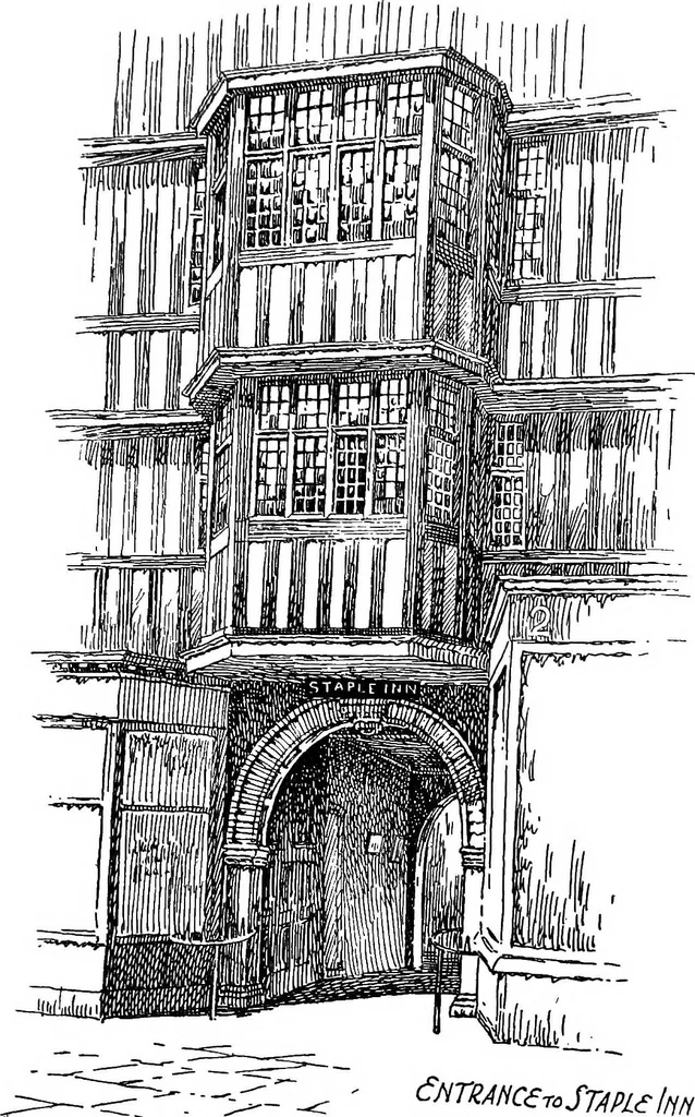 An illustration from Famous houses and literary shrines of London, 1912, leaf 122