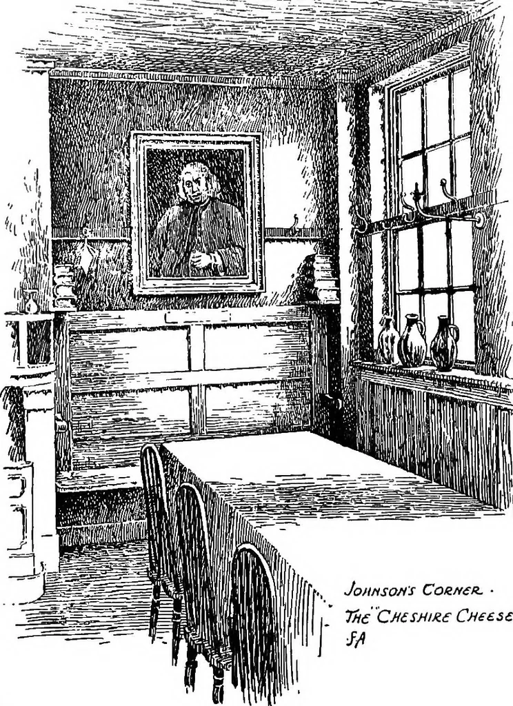 An illustration from Famous houses and literary shrines of London, 1912, leaf 142