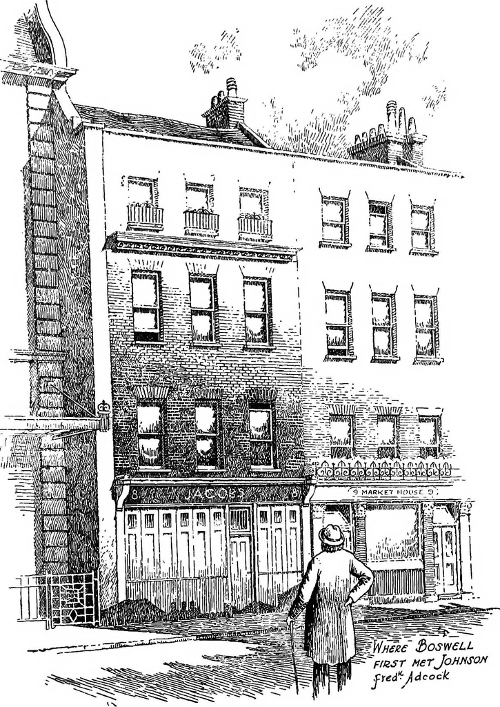 An illustration from Famous houses and literary shrines of London, 1912, leaf 146