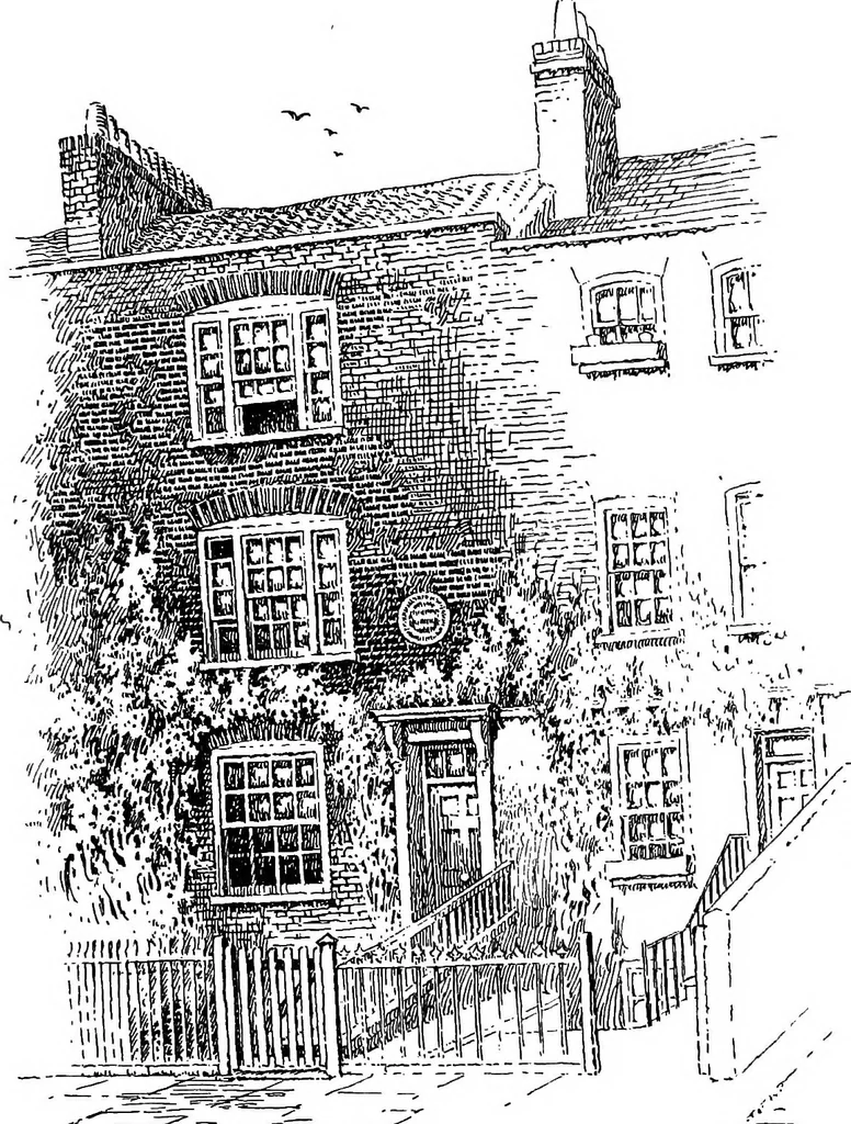 An illustration from Famous houses and literary shrines of London, 1912, leaf 160