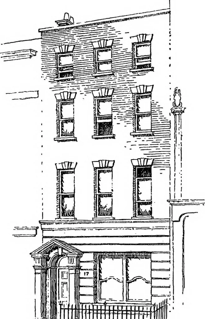 An illustration from Famous houses and literary shrines of London, 1912, leaf 162