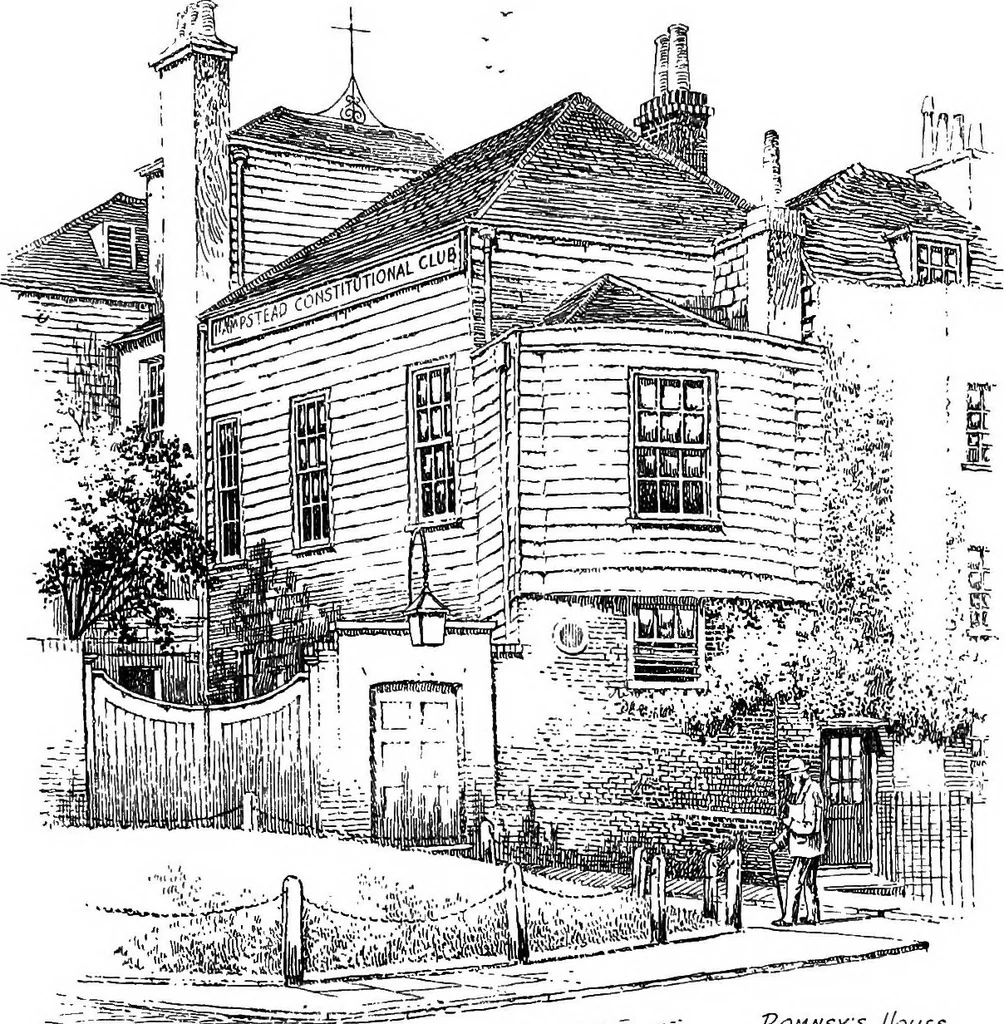 An illustration from Famous houses and literary shrines of London, 1912, leaf 176
