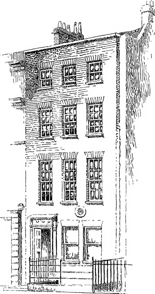 An illustration from Famous houses and literary shrines of London, 1912, leaf 182