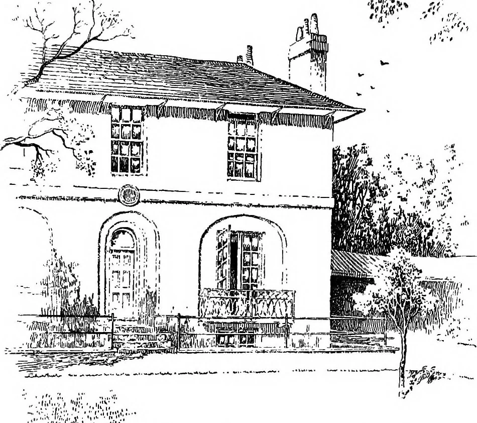 An illustration from Famous houses and literary shrines of London, 1912, leaf 194