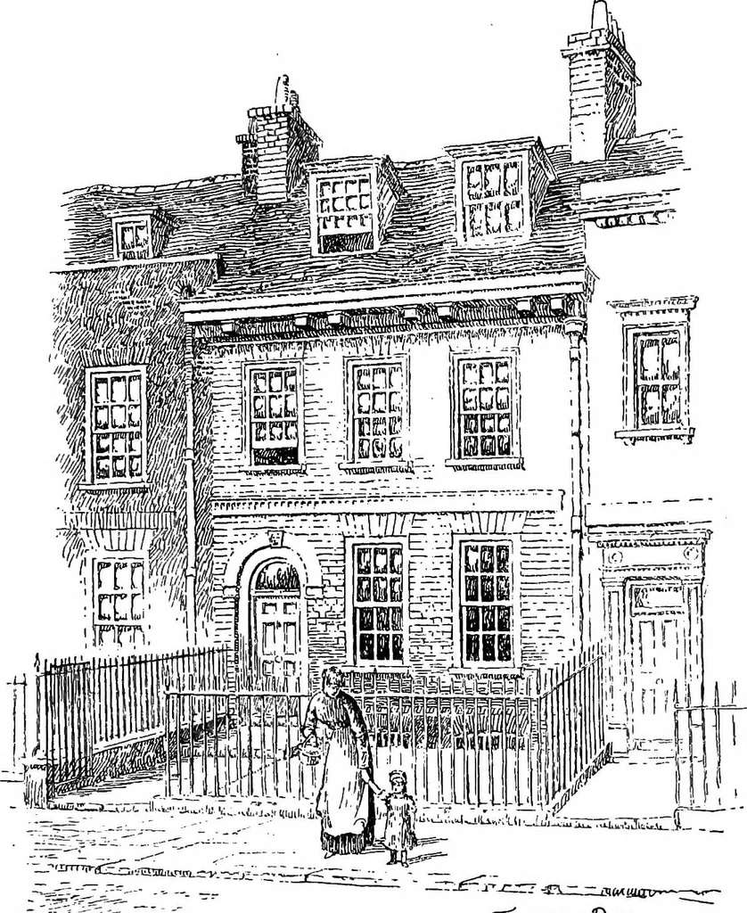 An illustration from Famous houses and literary shrines of London, 1912, leaf 228
