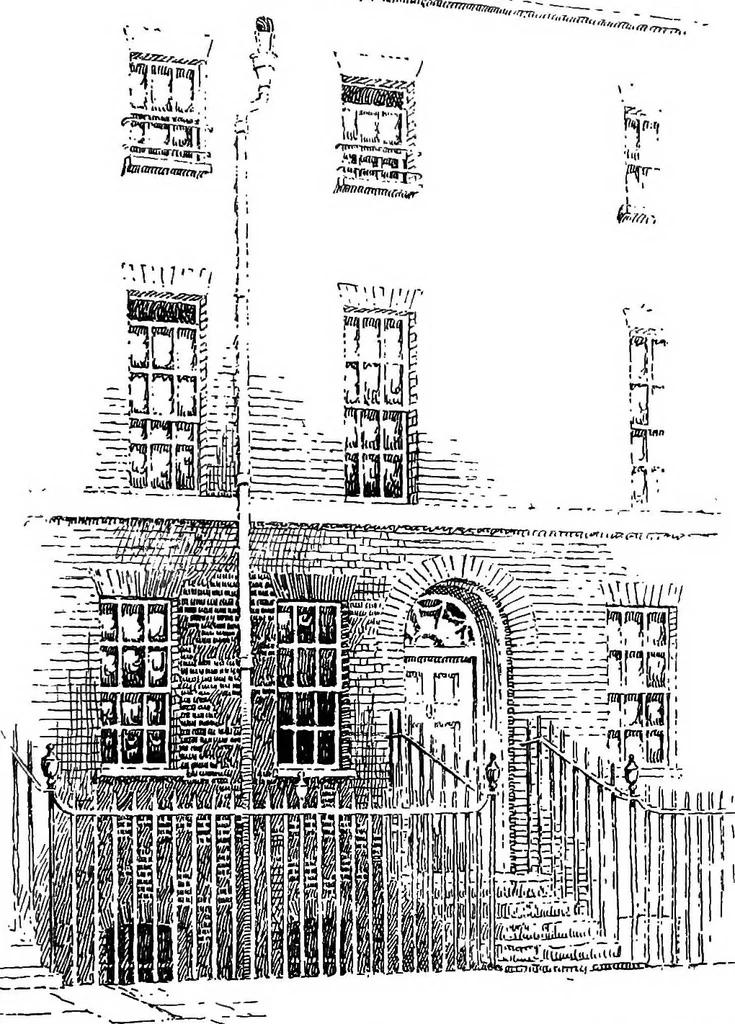 An illustration from Famous houses and literary shrines of London, 1912, leaf 242