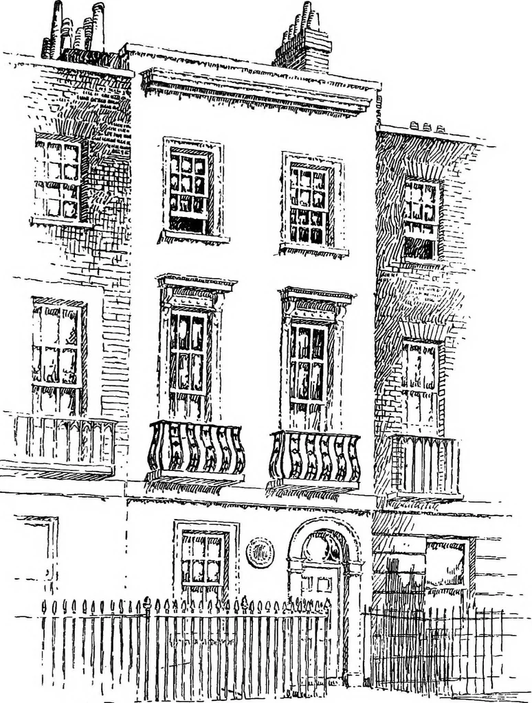 An illustration from Famous houses and literary shrines of London, 1912, leaf 288