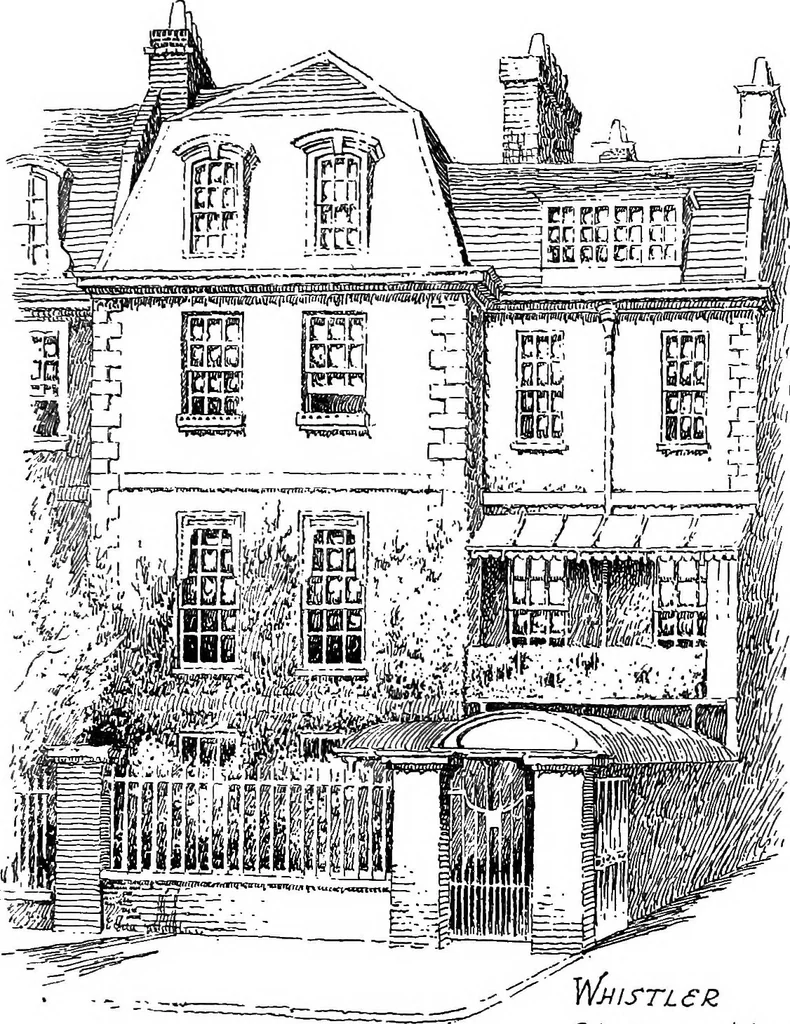 An illustration from Famous houses and literary shrines of London, 1912, leaf 308