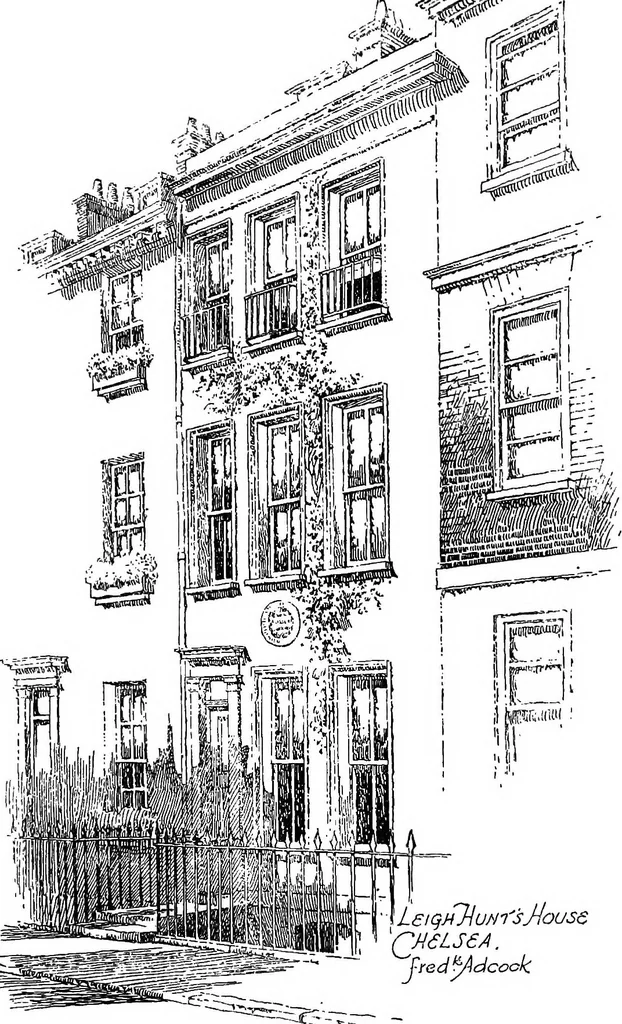 An illustration from Famous houses and literary shrines of London, 1912, leaf 336