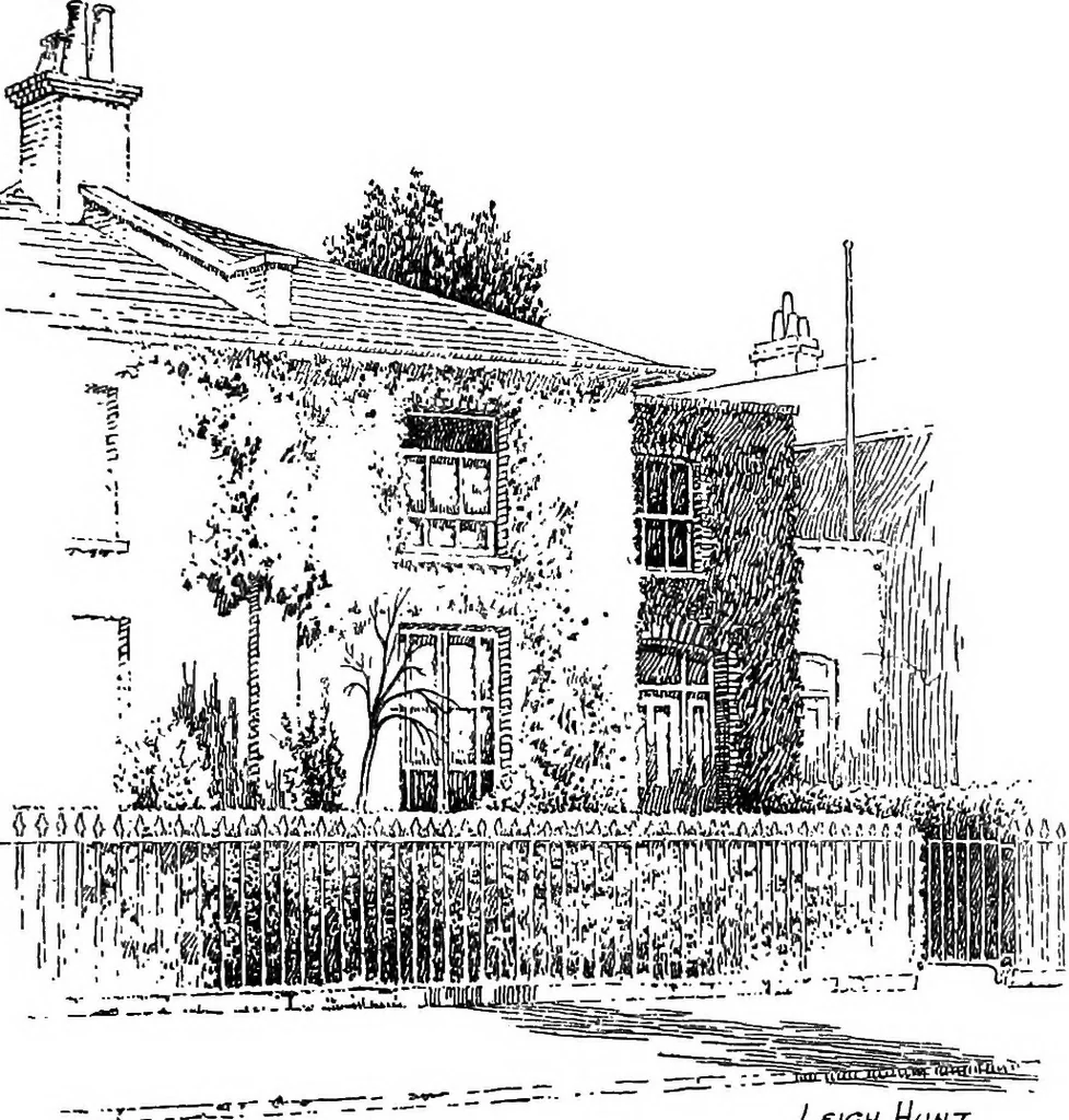 An illustration from Famous houses and literary shrines of London, 1912, leaf 342