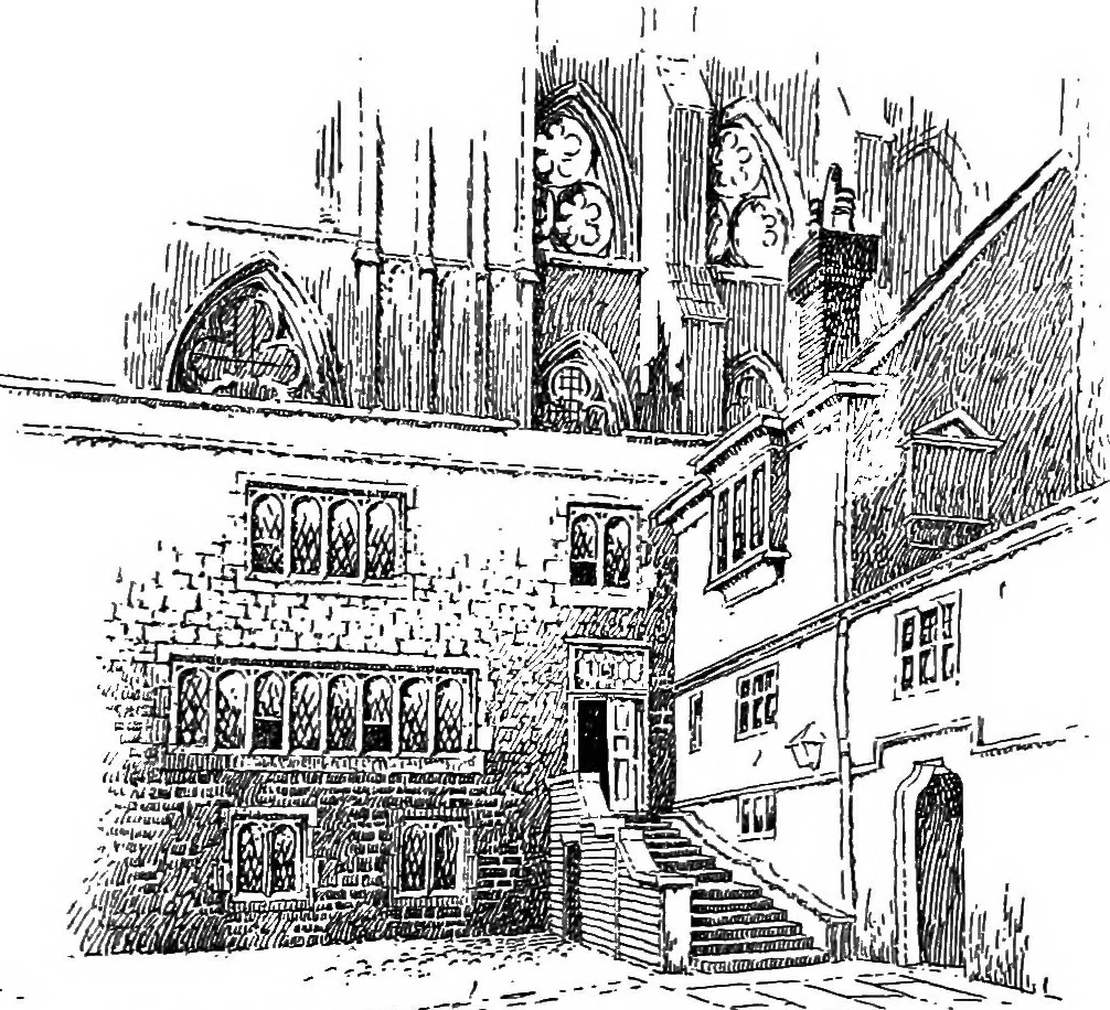 An illustration from Famous houses and literary shrines of London, 1912, leaf 36