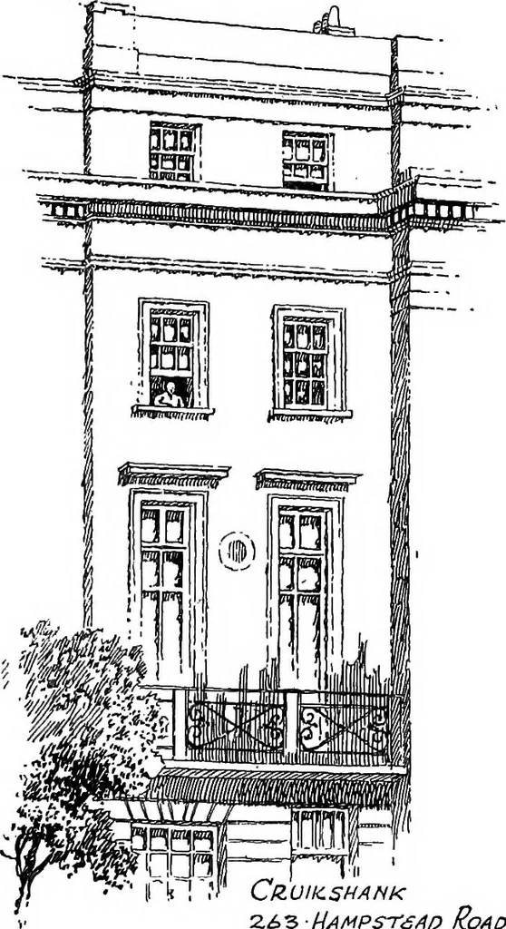 An illustration from Famous houses and literary shrines of London, 1912, leaf 388