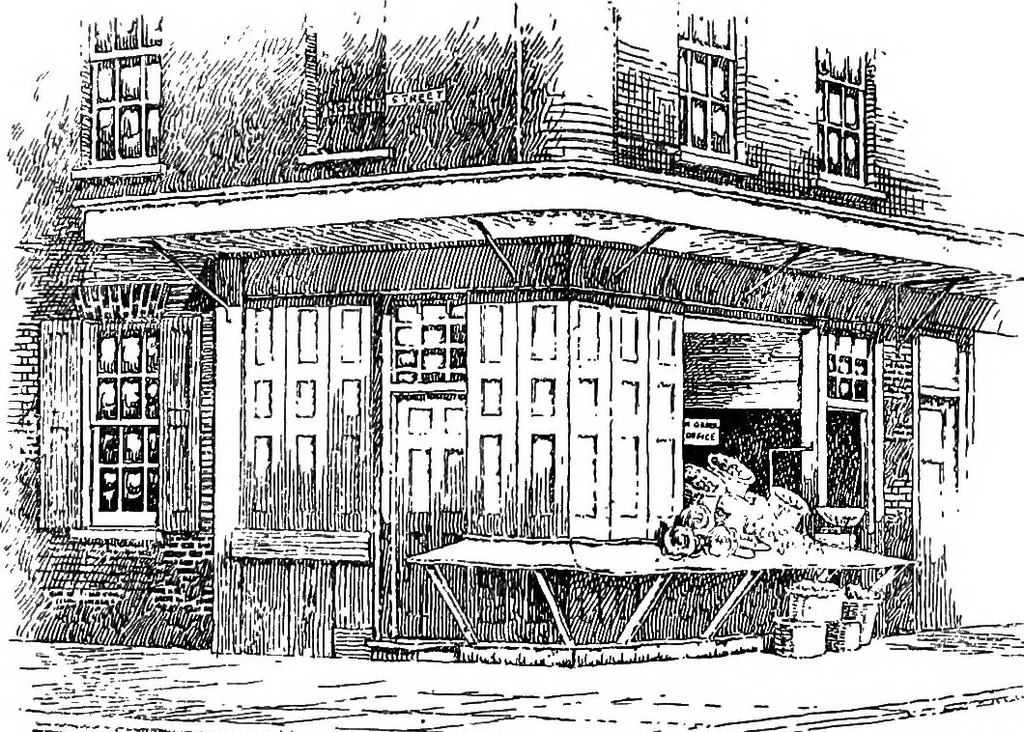 An illustration from Famous houses and literary shrines of London, 1912, leaf 52