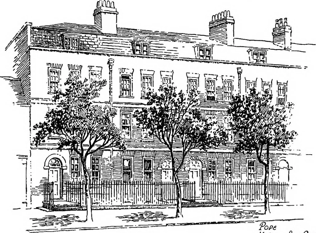 An illustration from Famous houses and literary shrines of London, 1912, leaf 66