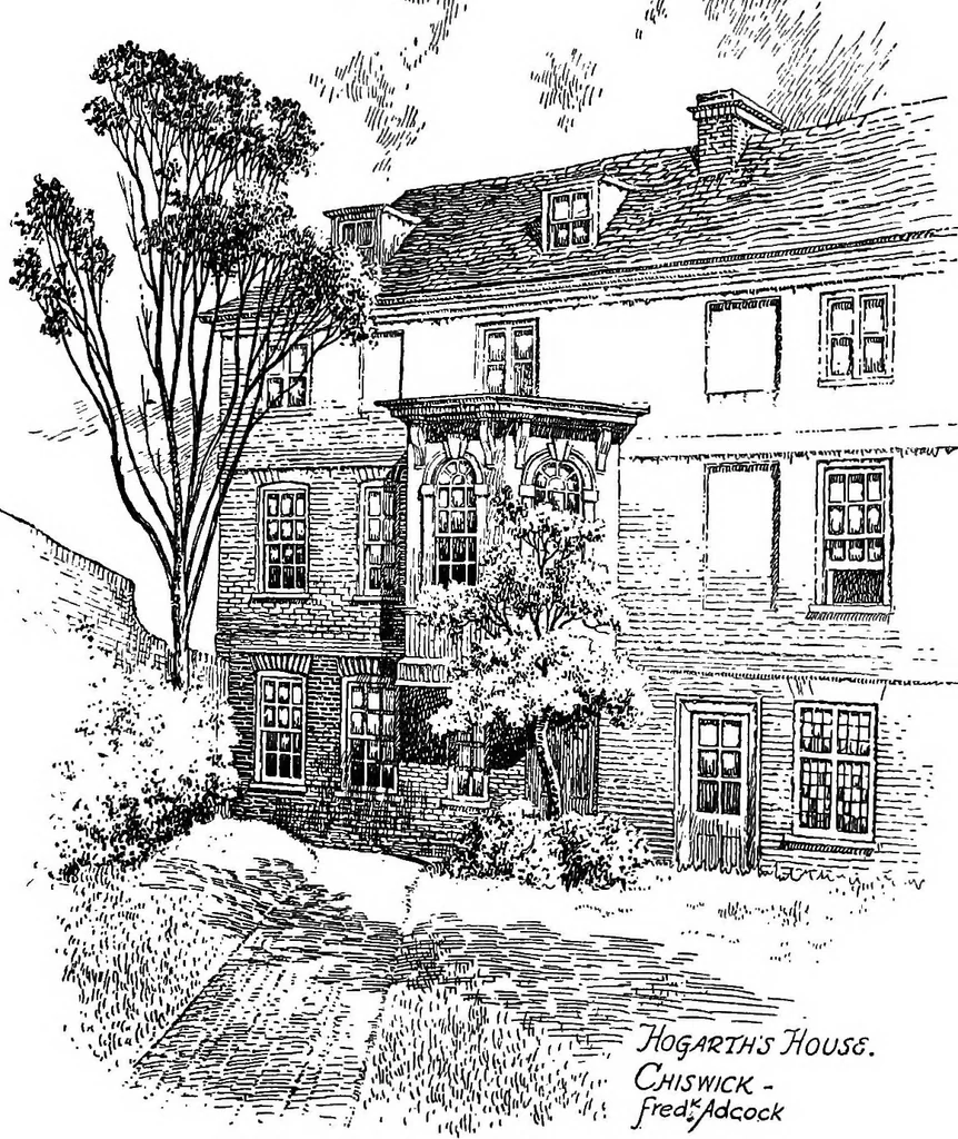 An illustration from Famous houses and literary shrines of London, 1912, leaf 74
