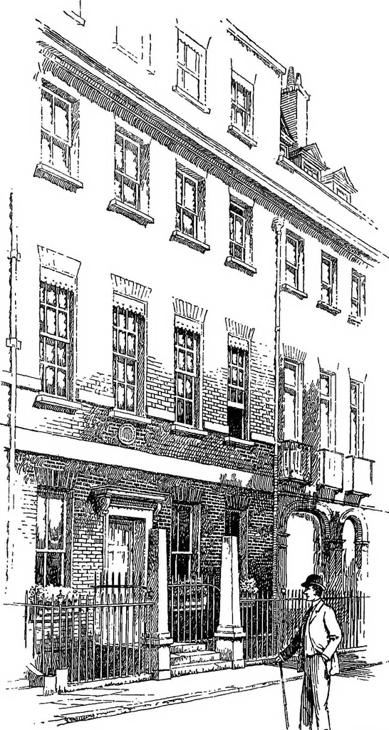 An illustration from Famous houses and literary shrines of London, 1912, leaf 98