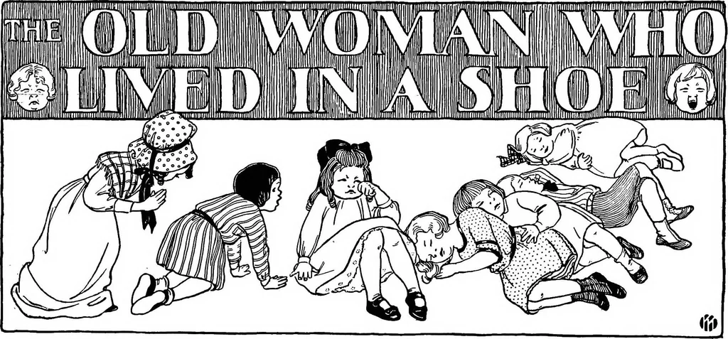 An illustration from Dramatic games and dances for little children, 1920, leaf 47