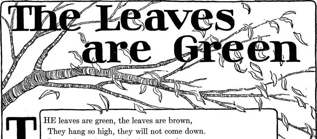 An illustration from Dramatic games and dances for little children, 1920, leaf 57