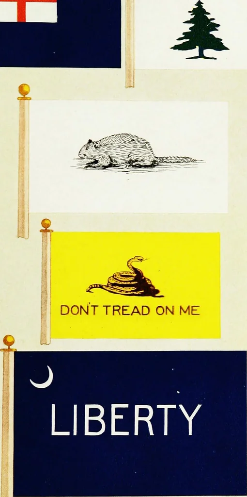An illustration from The American flag. New York state educational department, sixth annual report--supplemental volume:, 1910, leaf 21